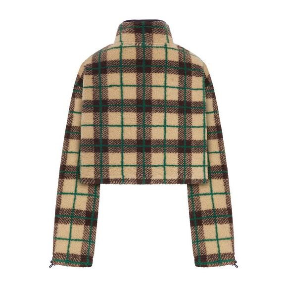 Miu Miu Women Teddy Check Jacket - Picture 2 of 2
